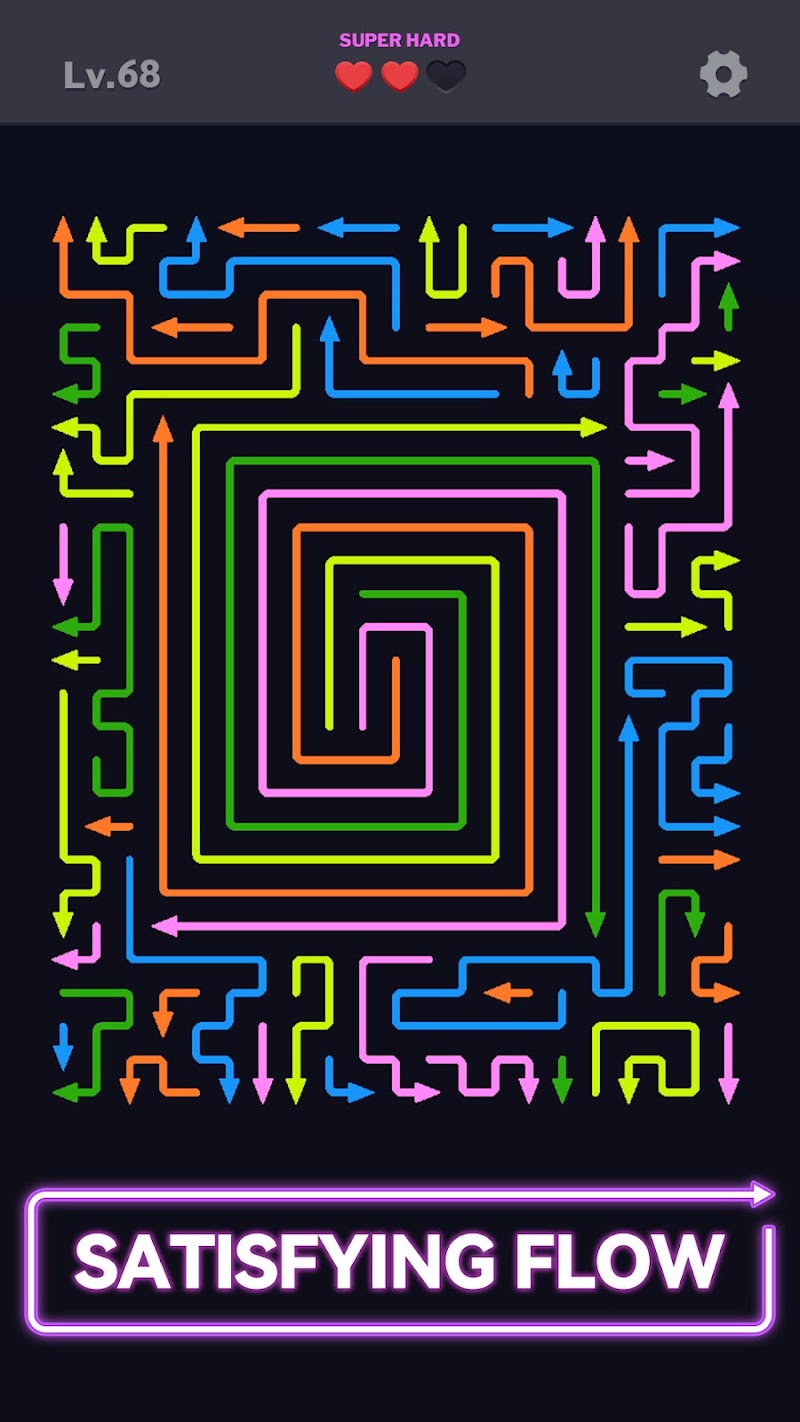 Maze Madness arrow puzzle screenshot
